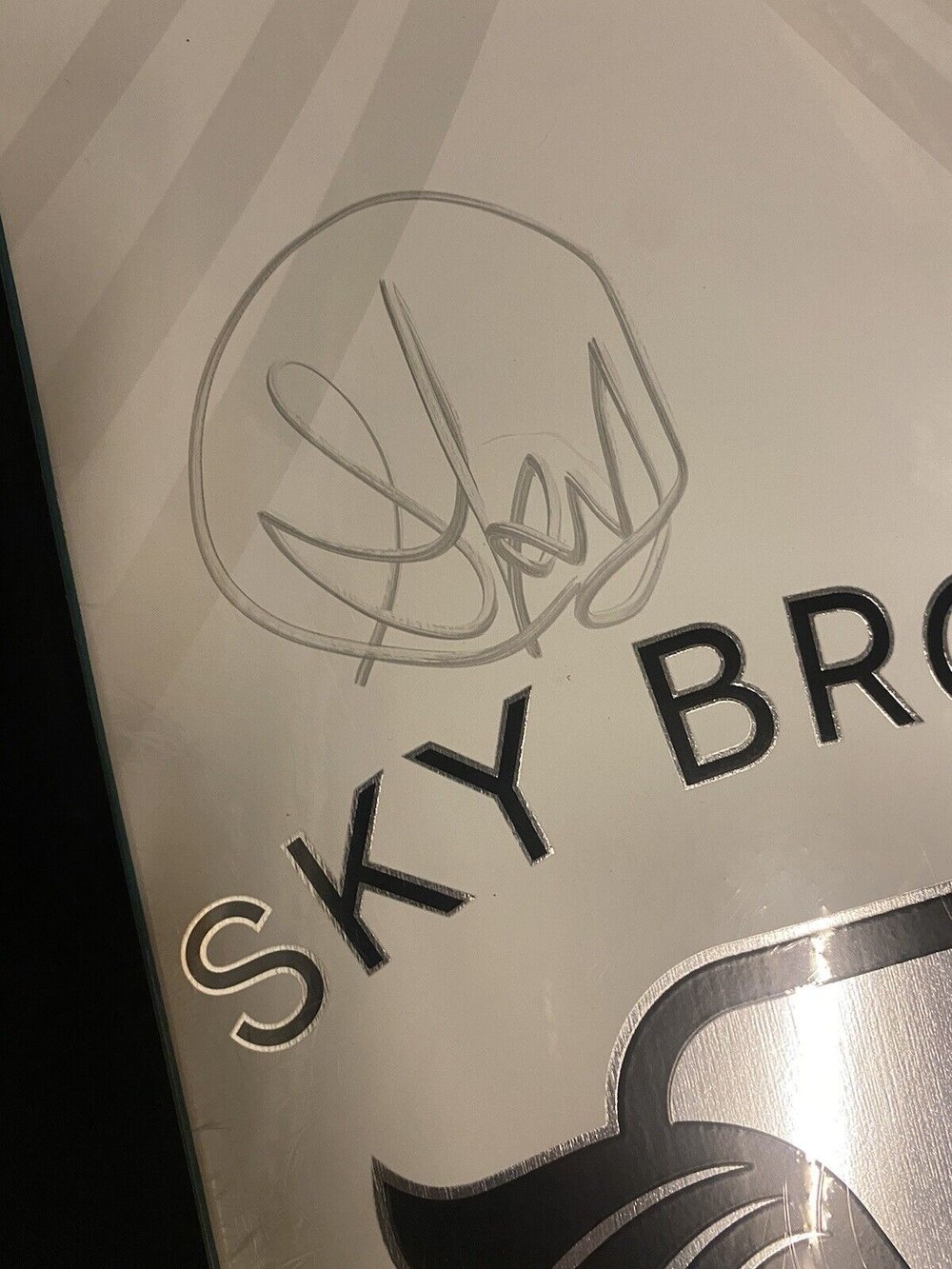 Signed Sky Brown Monarch Project Autographed Skateboard Deck Horus Silver