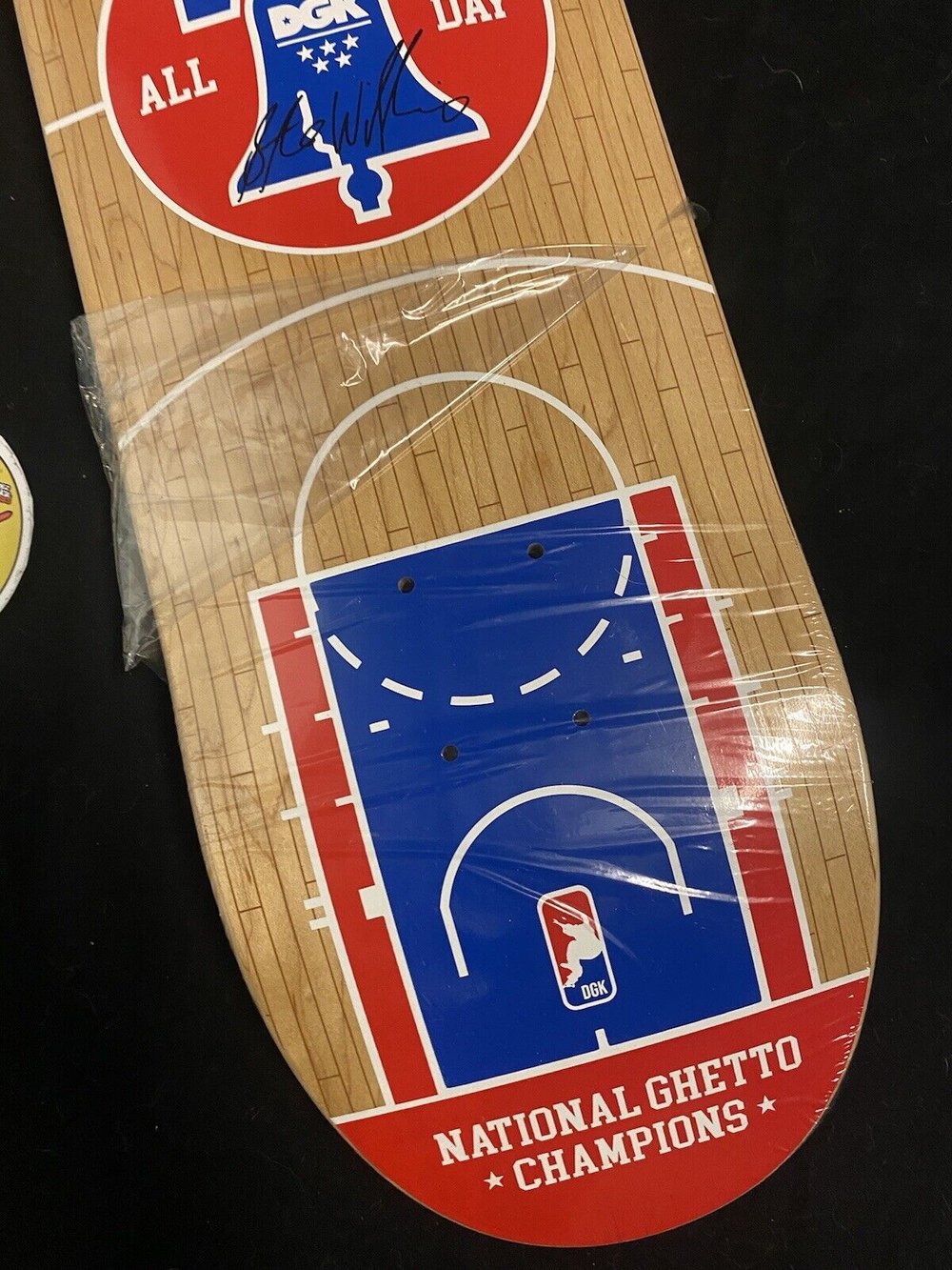 Signed Stevie Williams DGK Autographed Skateboard Deck Hoop Dreams