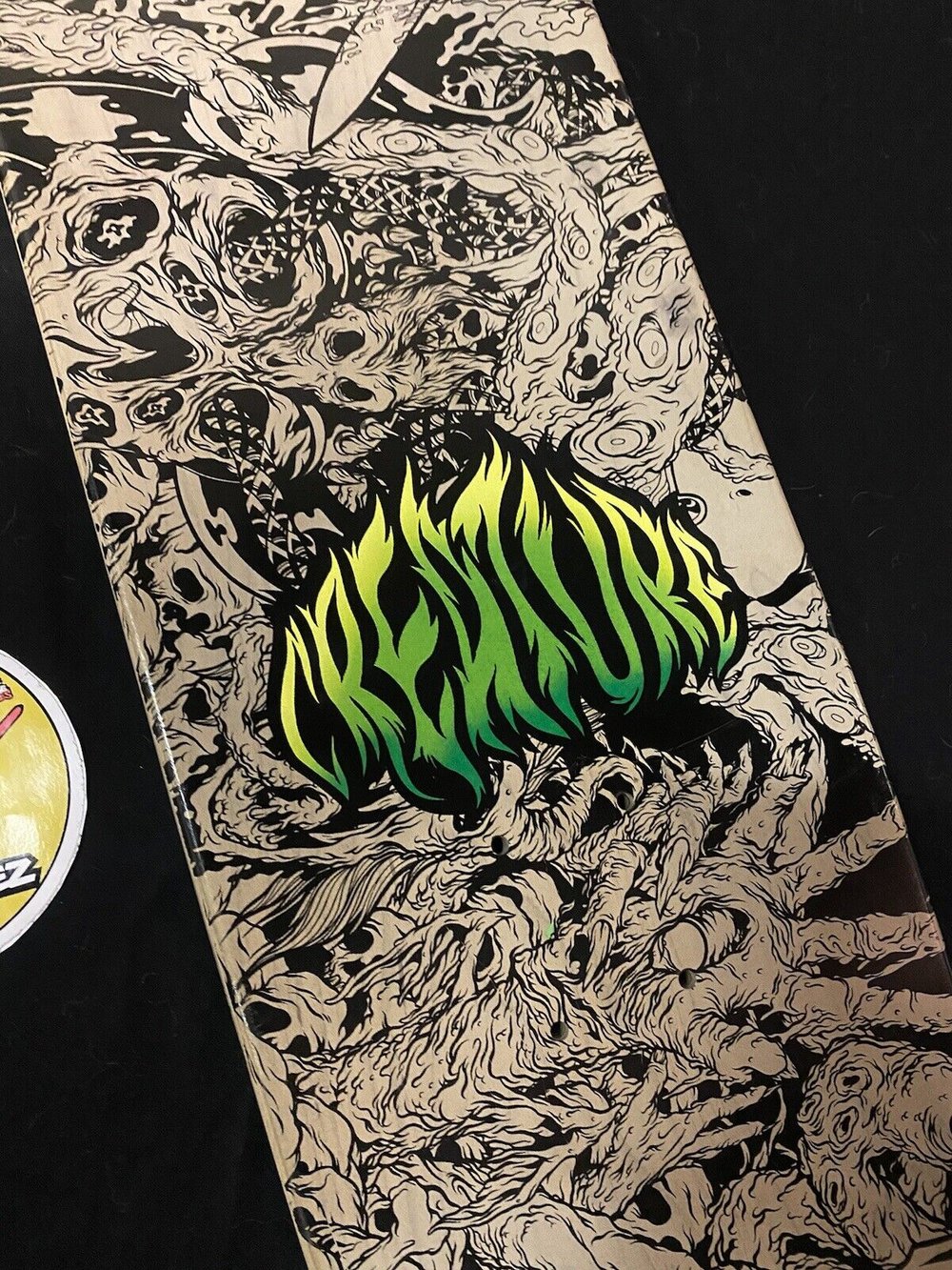 Signed David Gravette Creature Ritual 3D Autographed Skateboard Deck