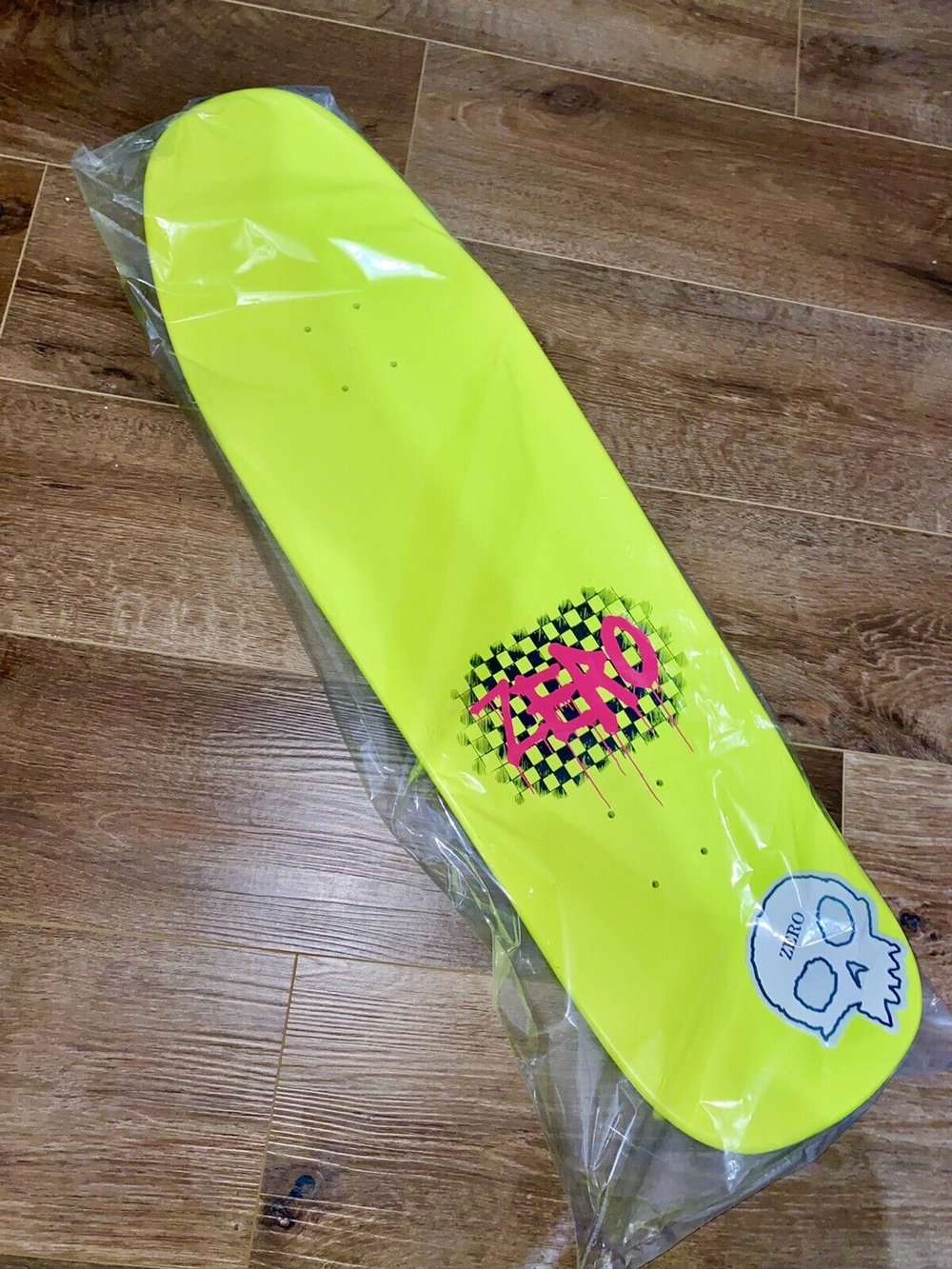 Signed Jon Allie Zero Autographed Skateboard Deck 9.5 EYEBALL Dipped