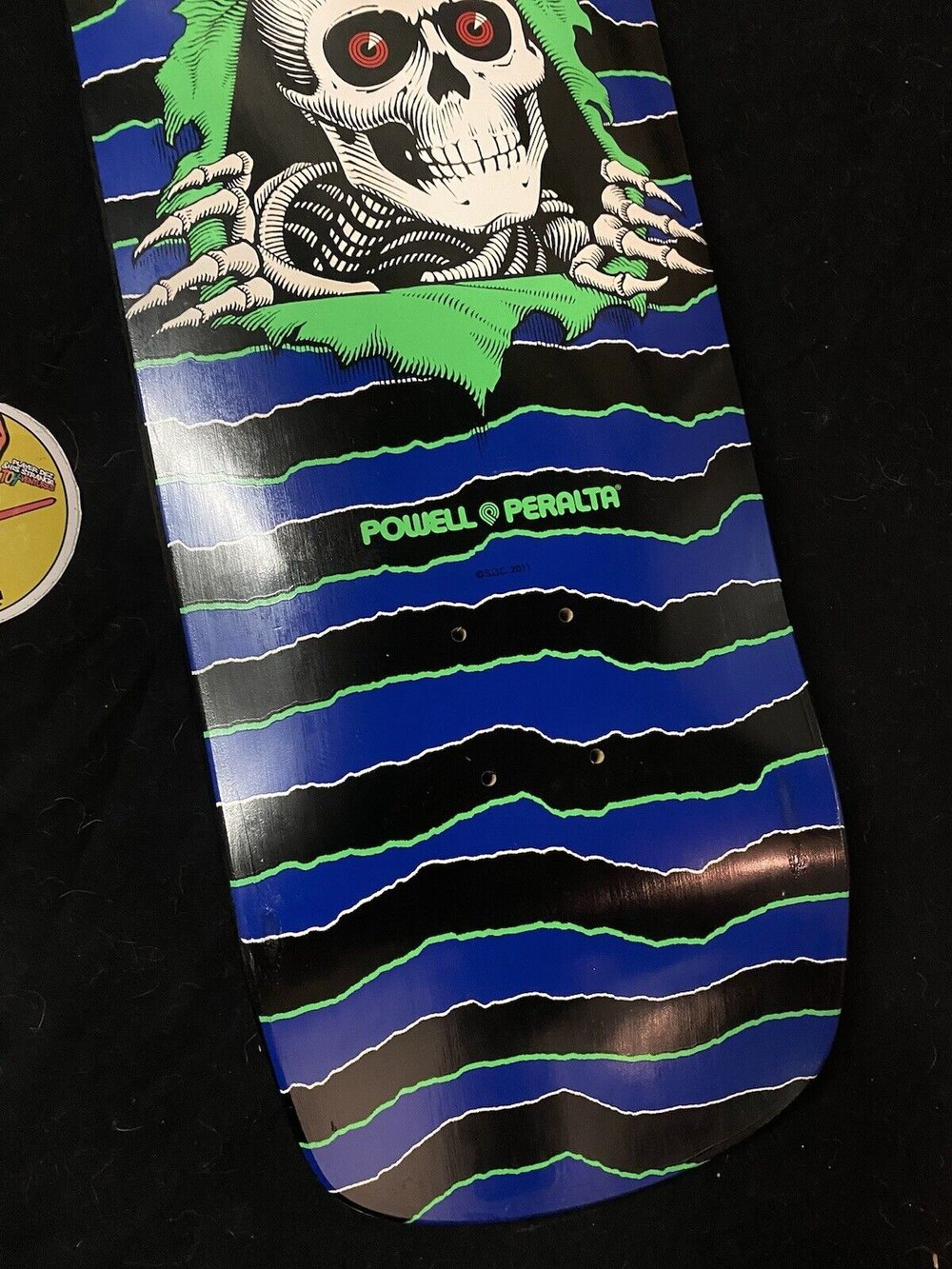 Signed Steve Caballero Powell Peralta Autographed Skateboard Deck 2011 OG Ripper Skull