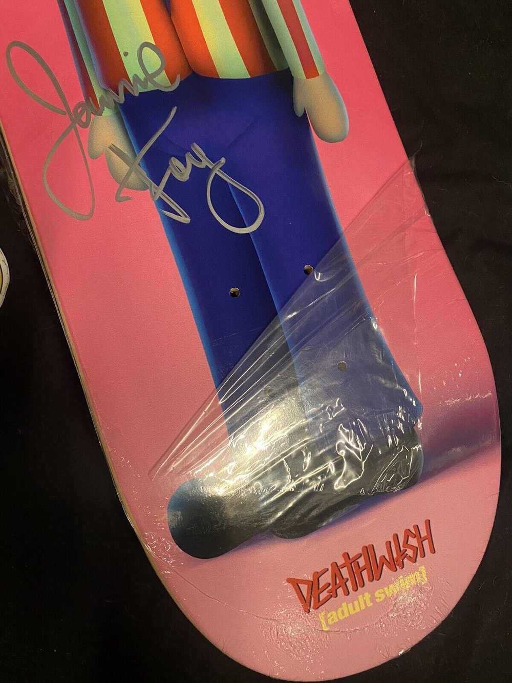 Signed Jamie Foy Deathwish King Star King Adult Swim Autographed Skateboard Deck