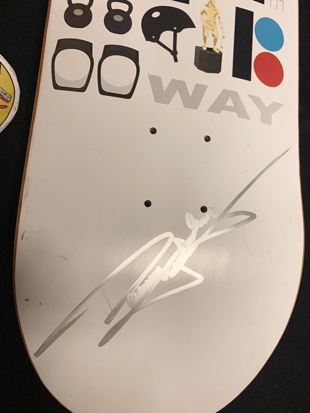 Signed Danny Way Plan B Autographed Skateboard Deck Helicopter Skatepark