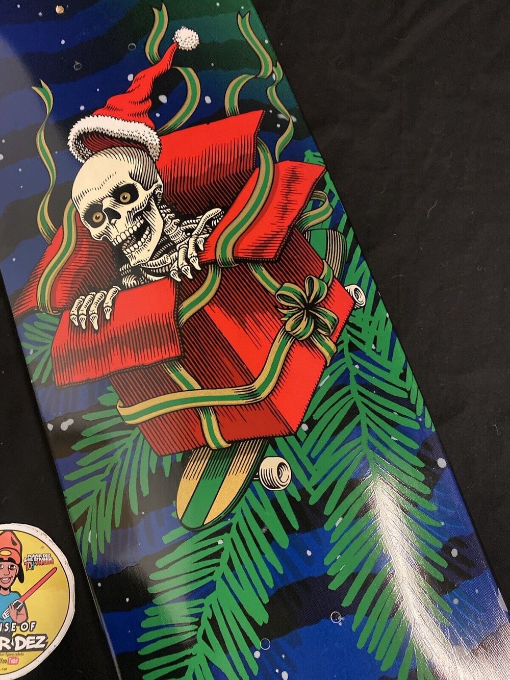 Signed Steve Caballero Holiday Ripper Powell Peralta Autographed Skateboard Deck 2015