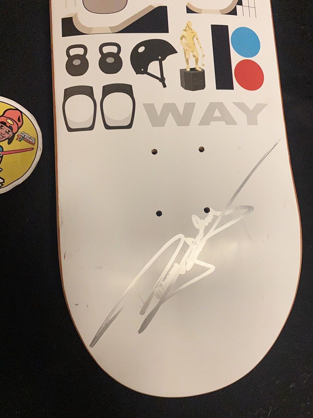 Signed Danny Way Plan B Autographed Skateboard Deck Helicopter Skatepark