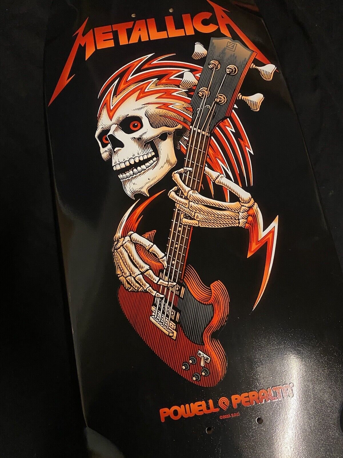 Signed Kevin Staab Powell Peralta Metallica Autographed Skateboard Deck