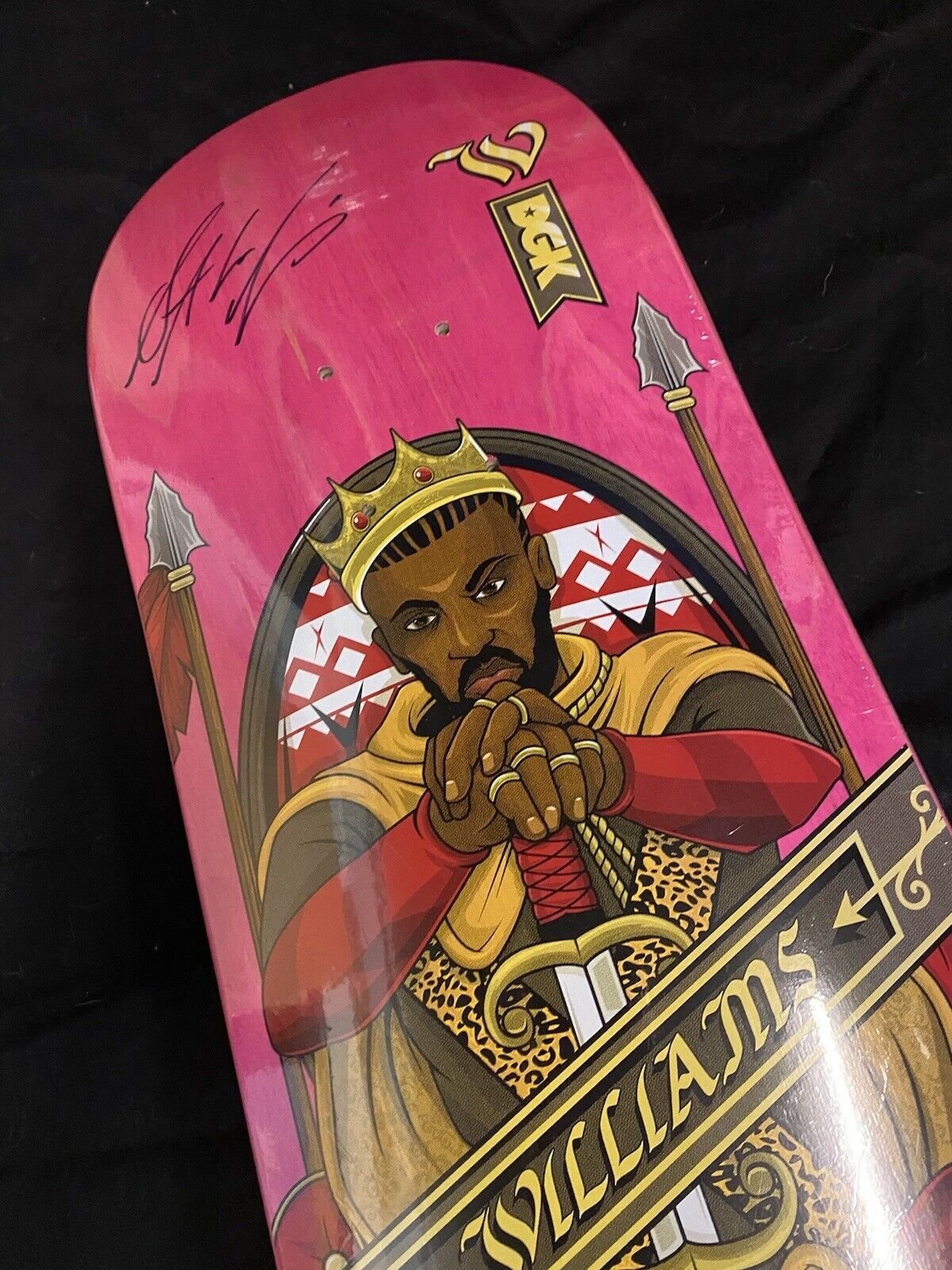 Signed Stevie Lord Williams DGK Autographed Skateboard Deck Dirty Ghetto Disciple Kids