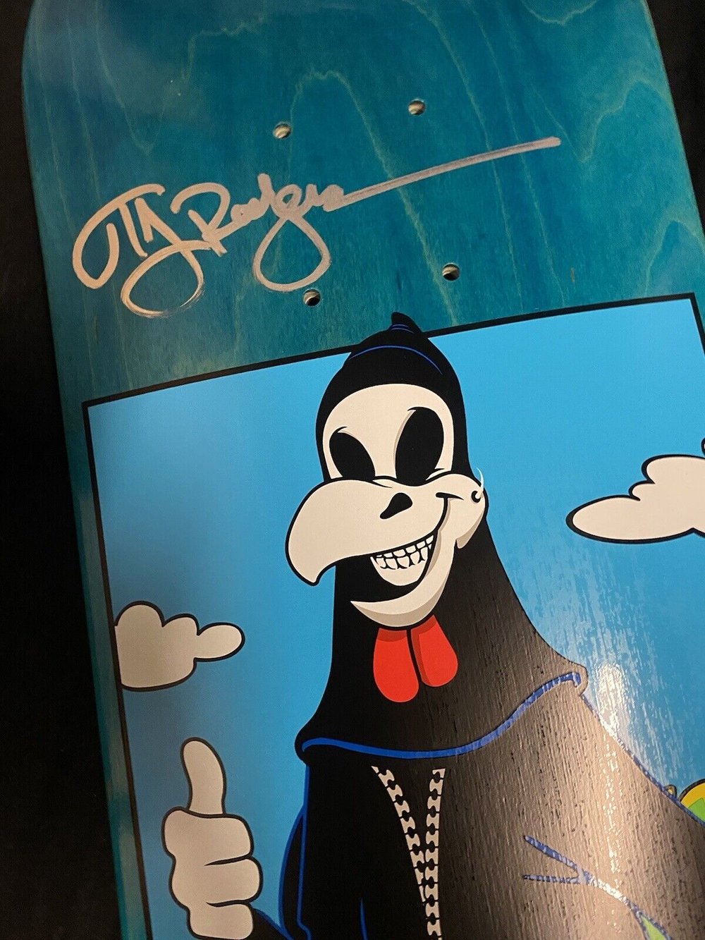 Signed TJ Rogers Blind Reaper Imposter Autographed Skateboard Deck