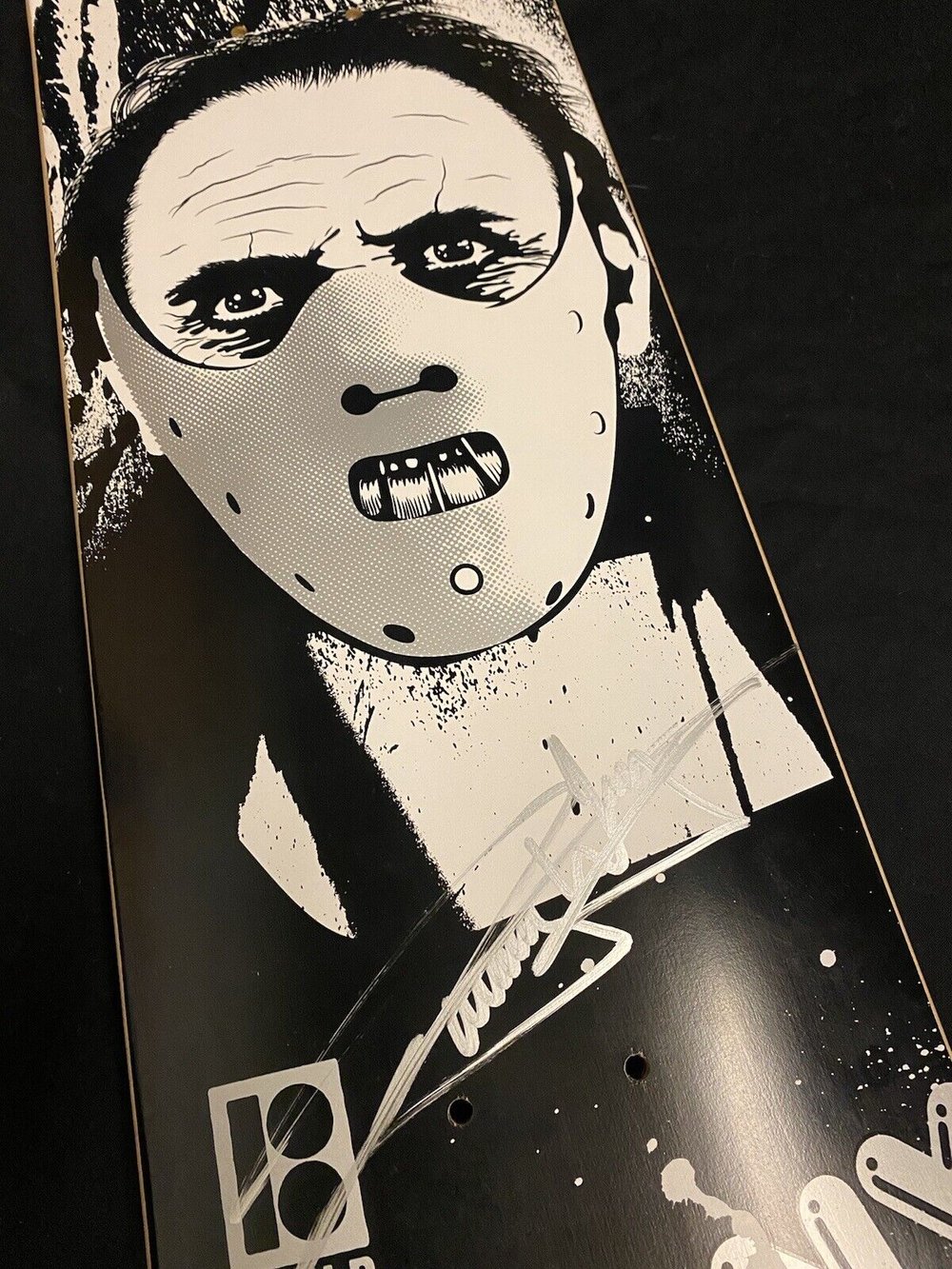 Signed Danny Way Plan B Killer Autographed Skateboard Deck Hannibal Mask