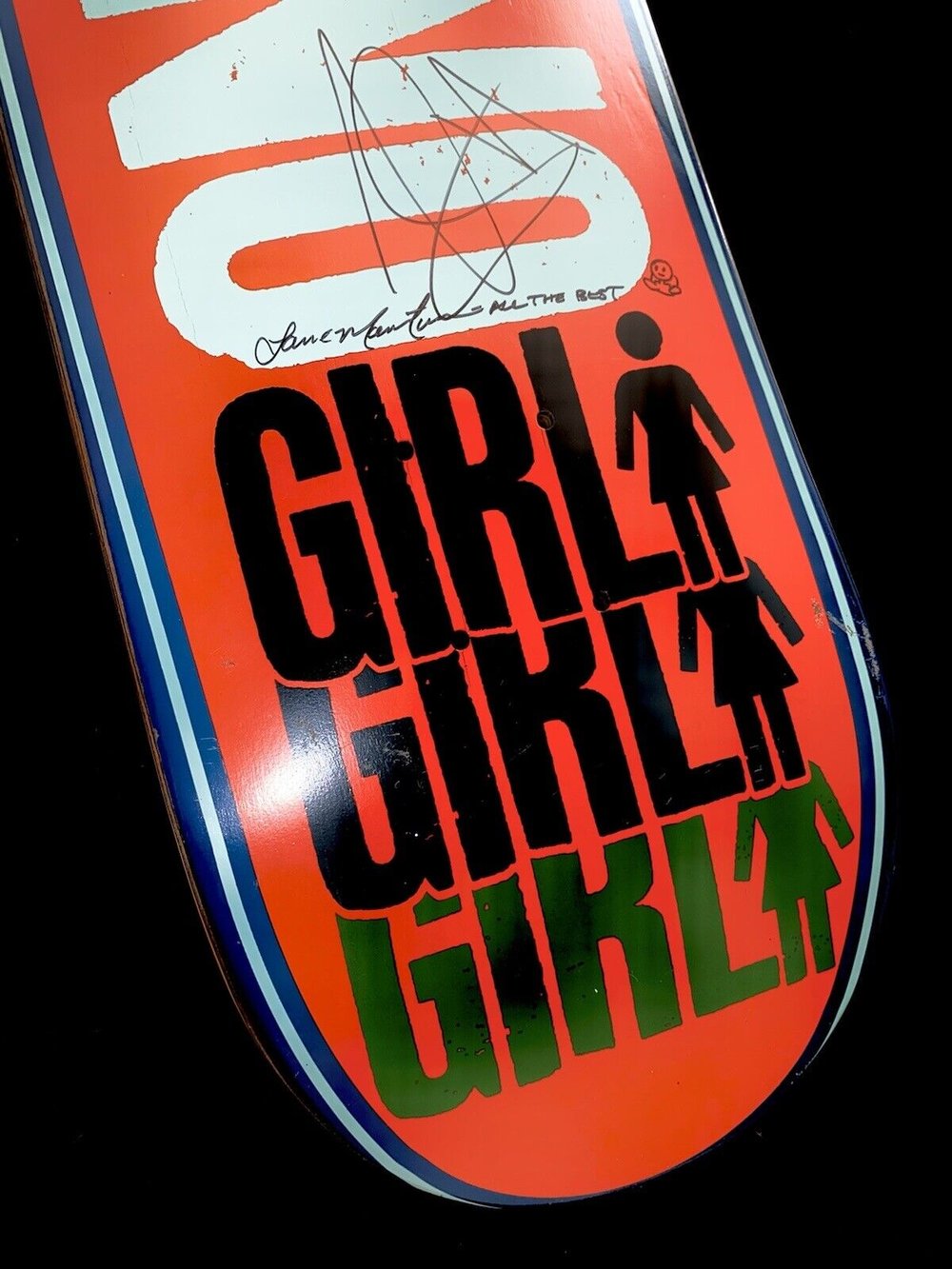 Signed Eric Koston Lance Mountain Brian Anderson Rick Howard Autographed Skateboard Deck Guy Mariano