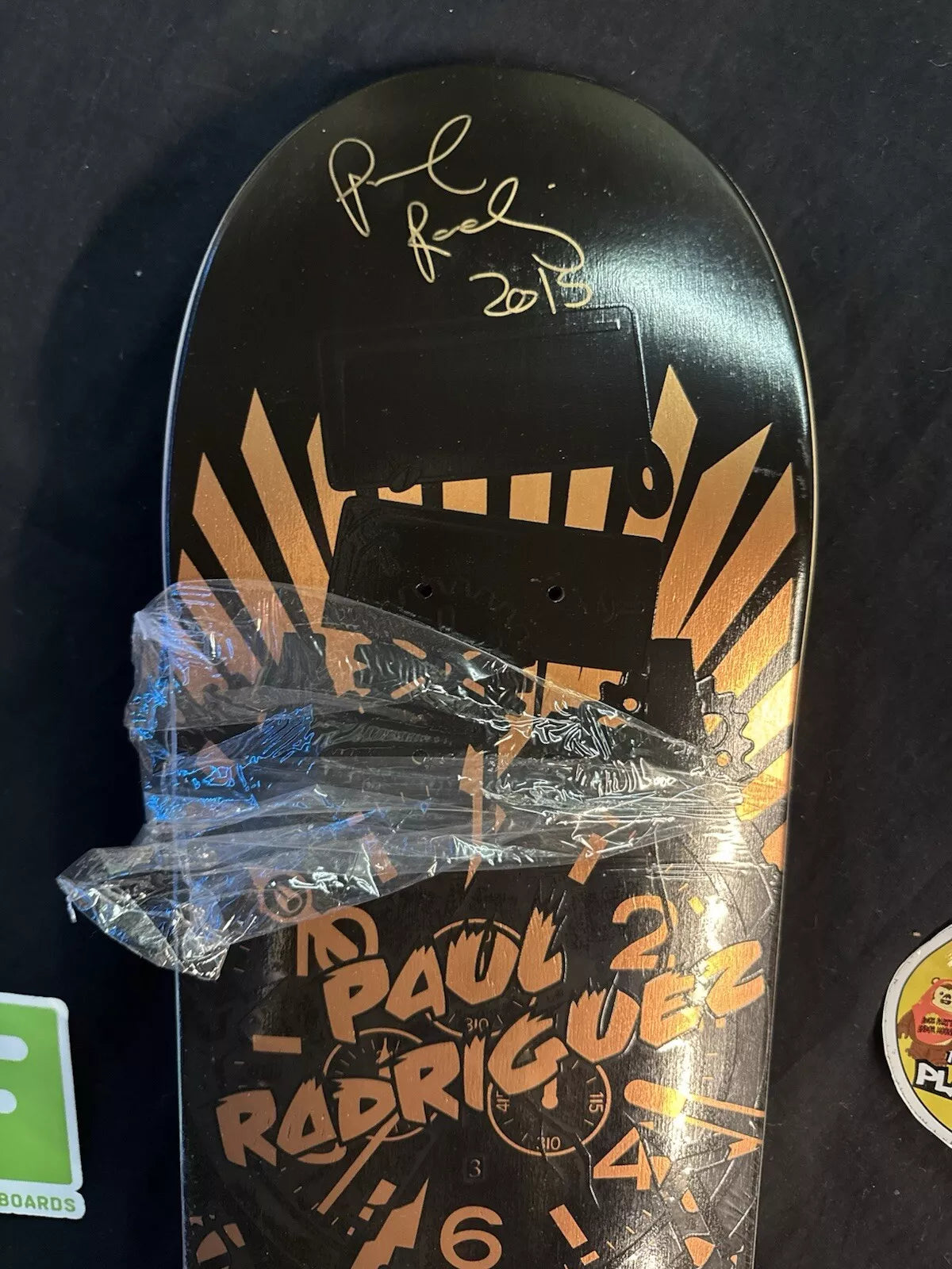 Paul Rodriguez Signed Prod Primitive Autographed Skateboard Deck Nixon Clock Claus Grabke