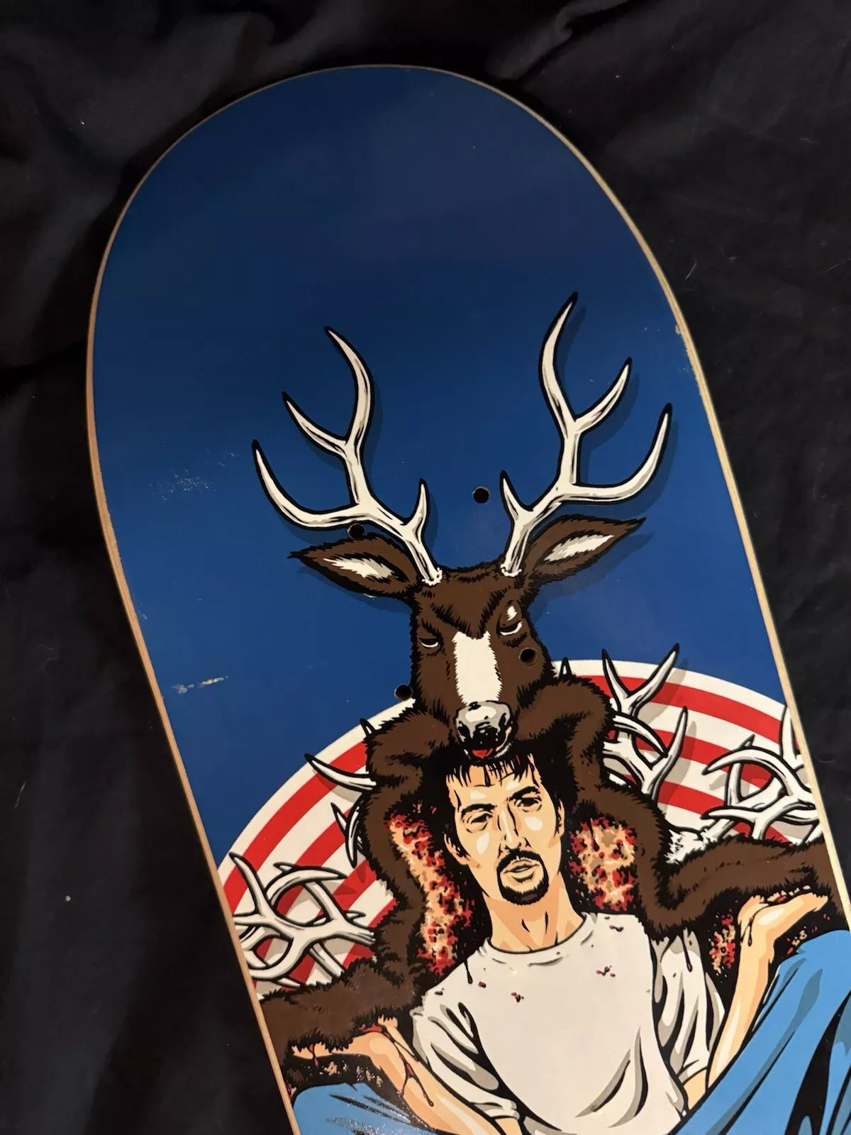 Sean Cliver Signed Tom Green Deerman Autographed Birdhouse Skateboard Deck