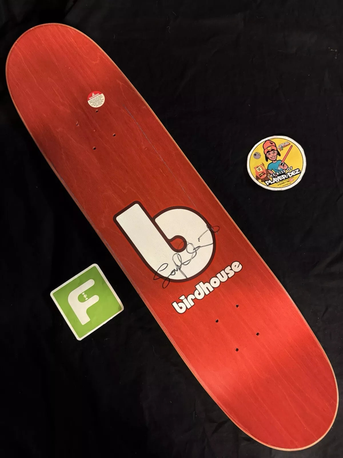 Sean Cliver Signed Tom Green Deerman Autographed Birdhouse Skateboard Deck