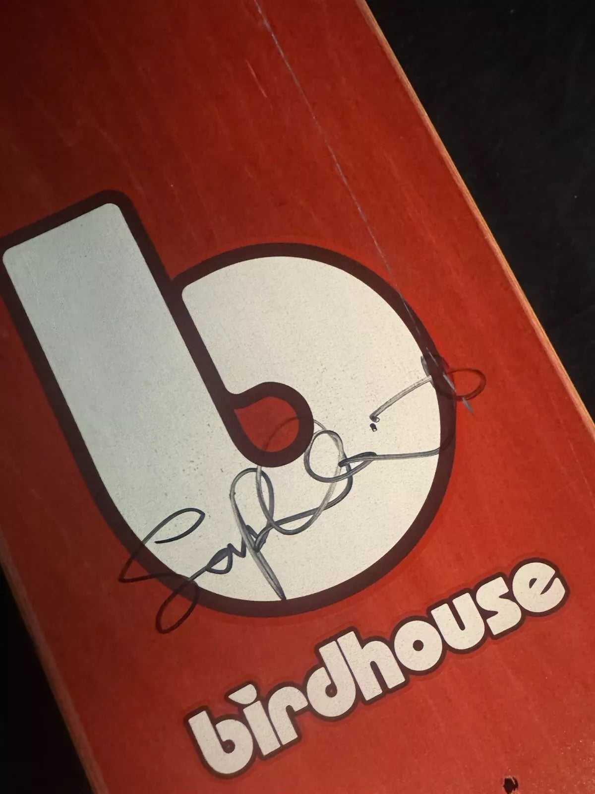 Sean Cliver Signed Tom Green Deerman Autographed Birdhouse Skateboard Deck
