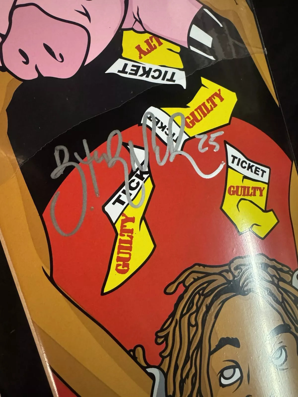 Brandon Turner Signed Guilty Shorty’s Autographed Skateboard Deck