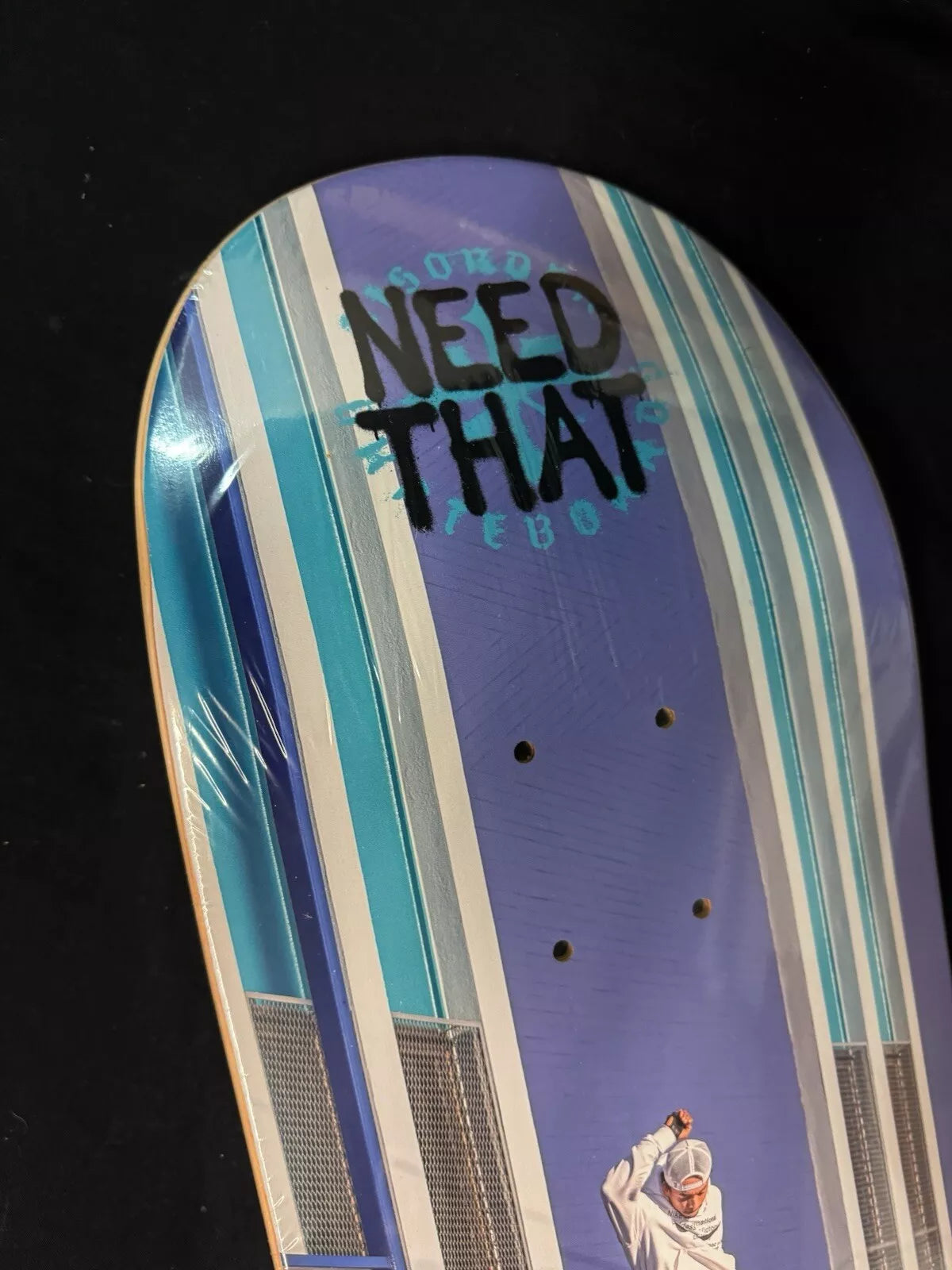 Nyjah Huston Signed Need That Autographed Disorder Skateboard Deck