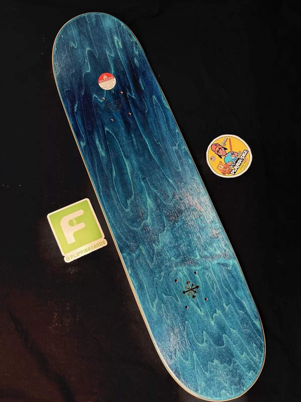 Nyjah Huston Signed Halloween Autographed Disorder Skateboard Deck