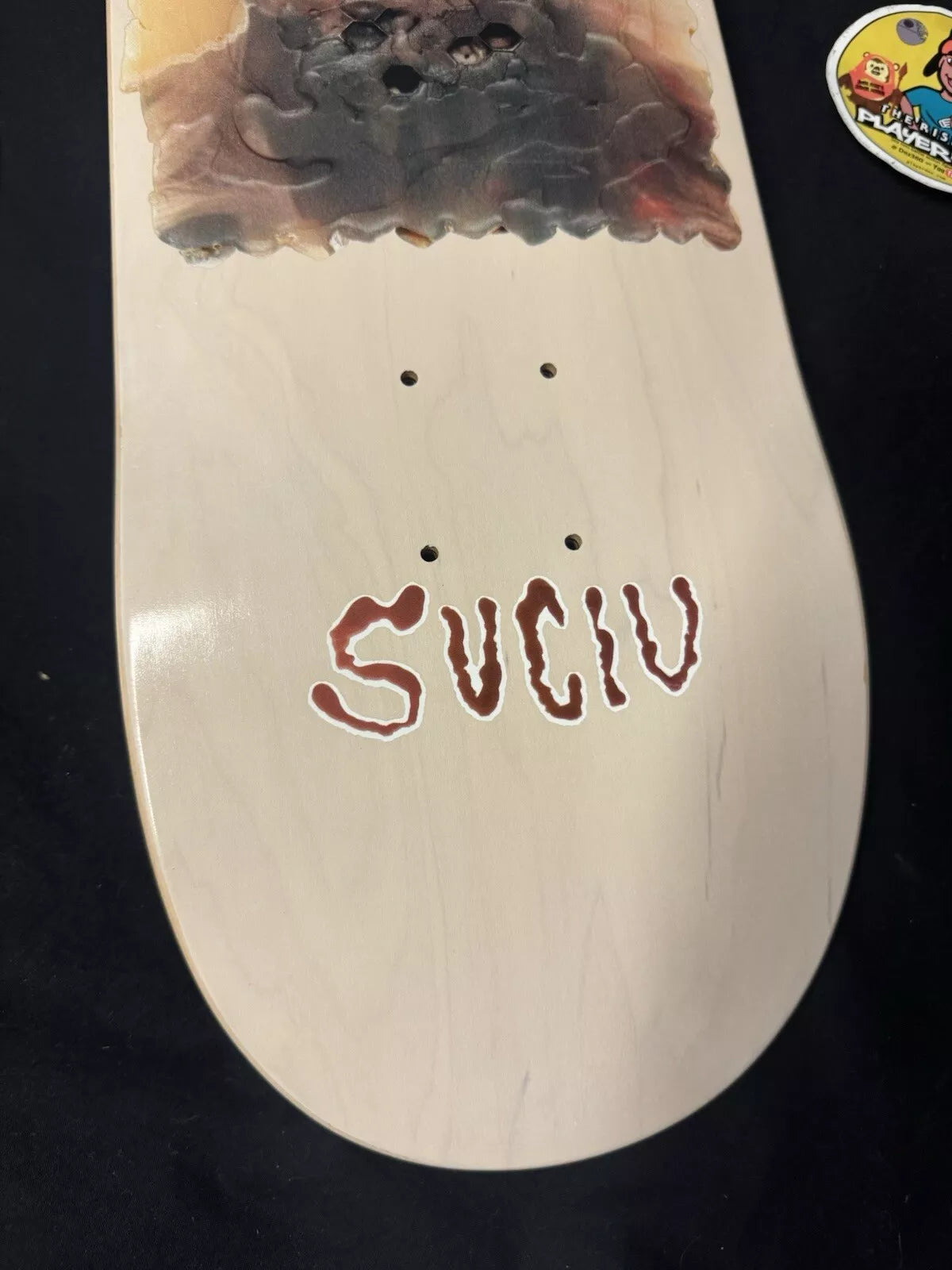 Mark Suciu Signed Habitat Autographed Skateboard Deck Jazz Leeb Art