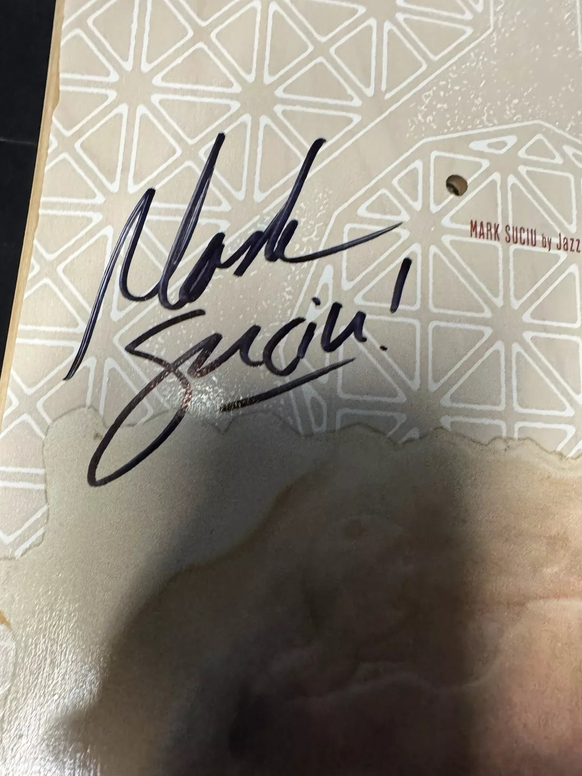 Mark Suciu Signed Habitat Autographed Skateboard Deck Jazz Leeb Art