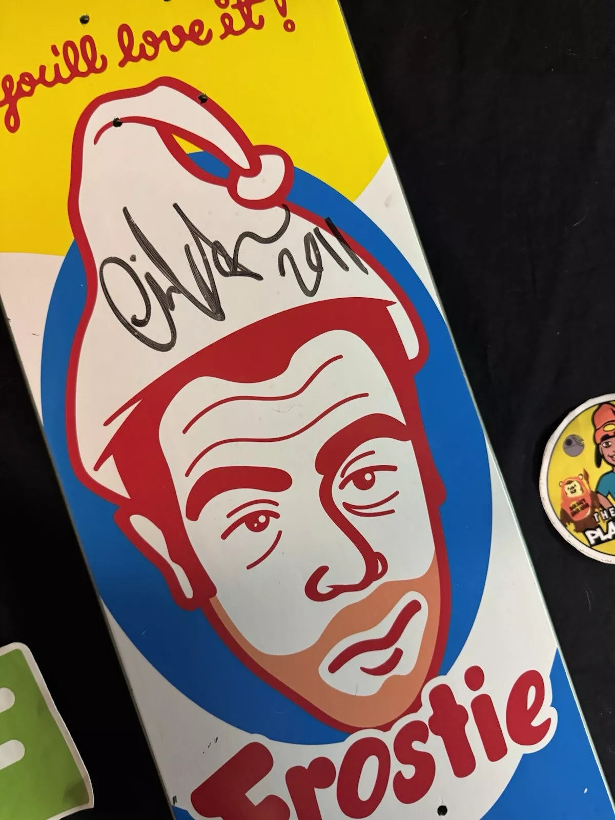 Eric Koston Signed Frostie Girl Autographed Skateboard Deck 2011