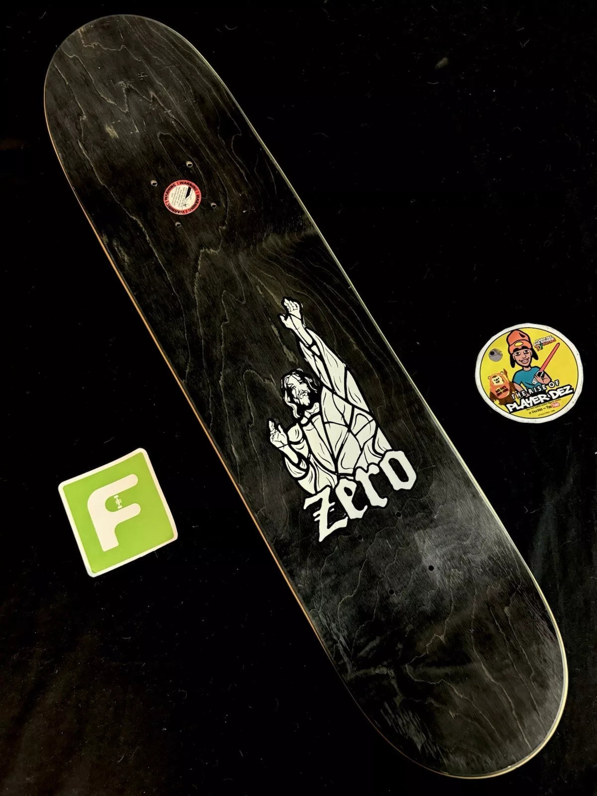 Jamie Thomas Signed 2003 Zero Cathedral Stained Glass Autographed Skateboard Deck