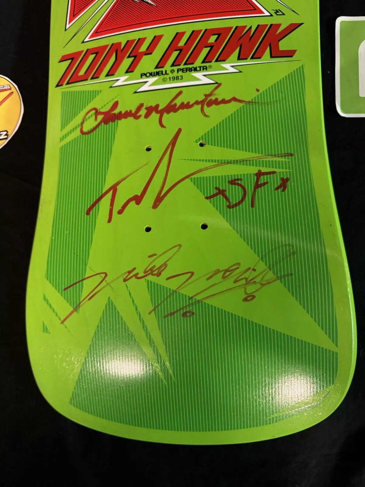 Tony Hawk Bones Brigade Team Signed Series 15 Powell Peralta Autographed Skateboard Deck