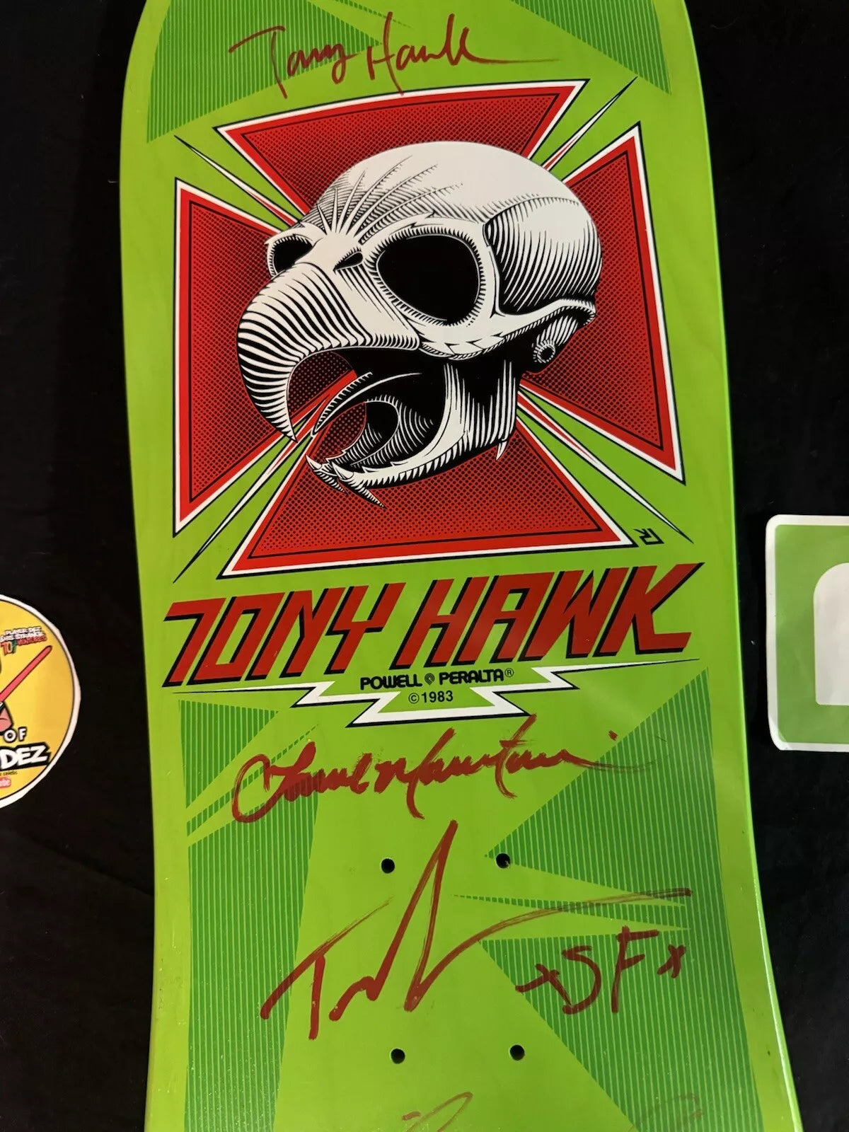Tony Hawk Bones Brigade Team Signed Series 15 Powell Peralta Autographed Skateboard Deck