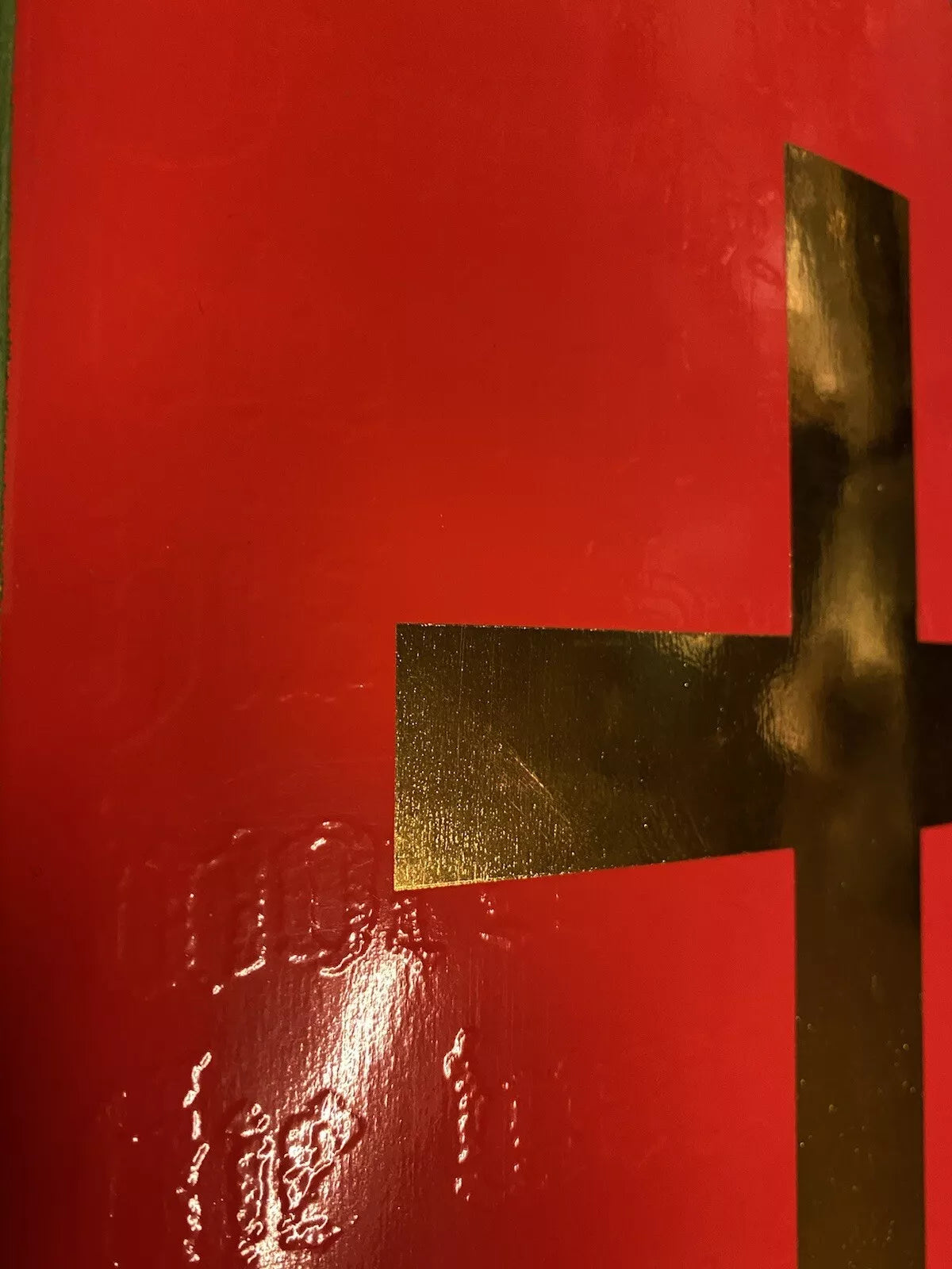 Jamie Thomas Signed Red Gold Cross Autographed Zero Skateboard Deck
