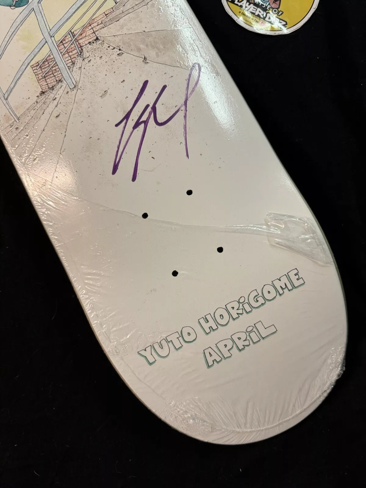 Yuto Horigome Signed Henry Jones Autographed April Skateboard Deck