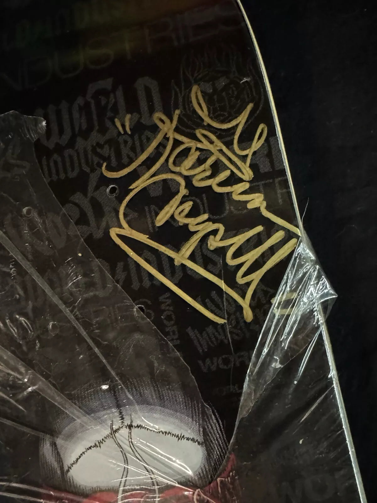 Kareem Campbell Signed Bandana World Industries Autographed Skateboard Deck