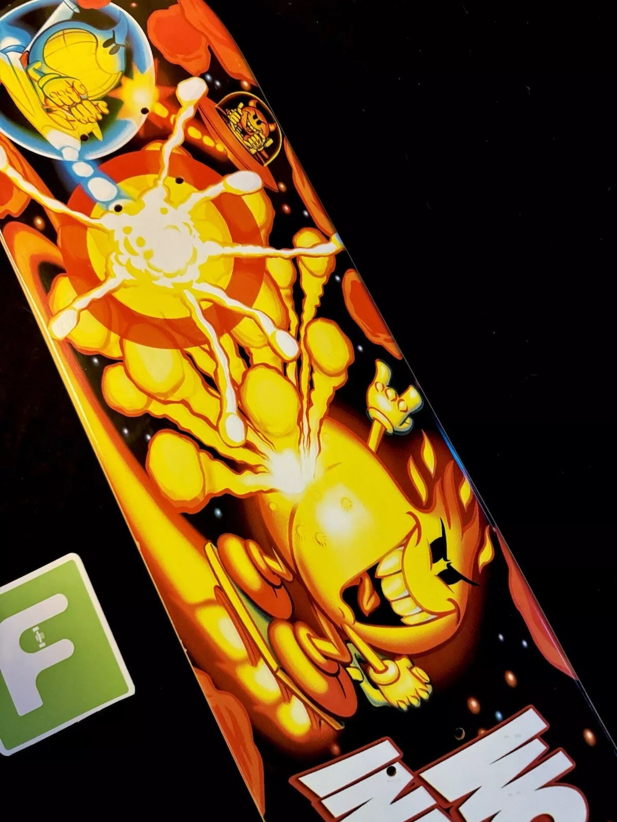 World Industries Flame Boy Wet Willy Fart Attacks Skateboard Deck Devil Man
