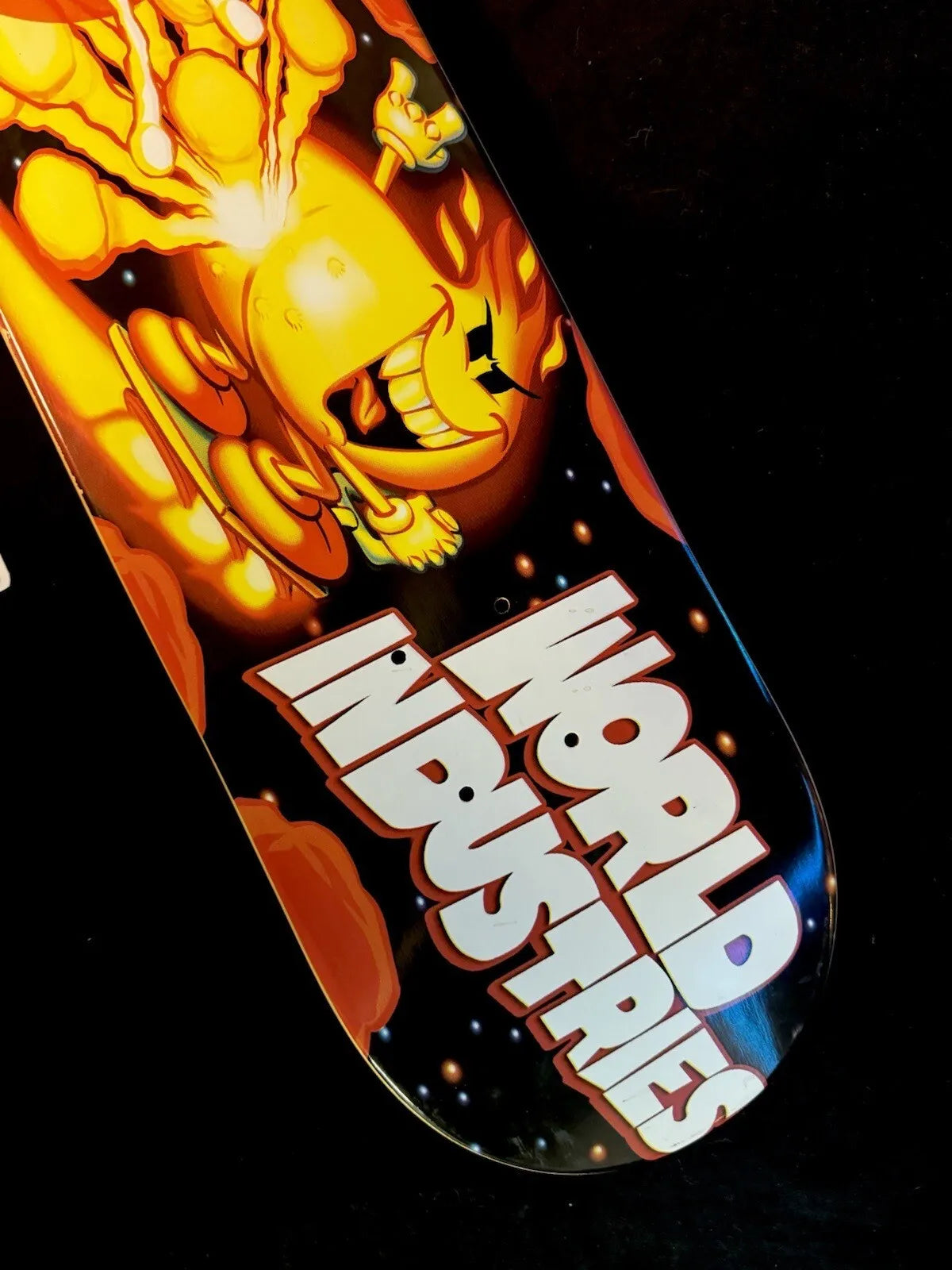 World Industries Flame Boy Wet Willy Fart Attacks Skateboard Deck Devil Man