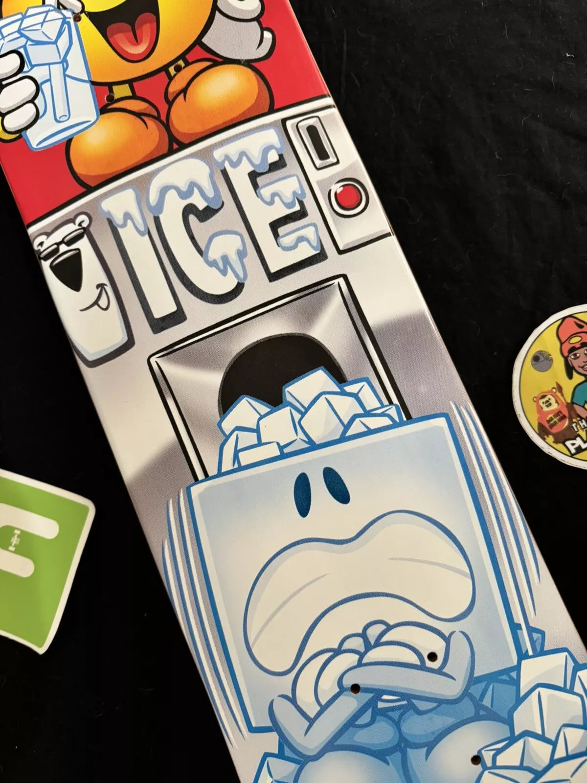 World Industries Ice Chilly Wet Willy Mini Skateboard Deck Flame Boy