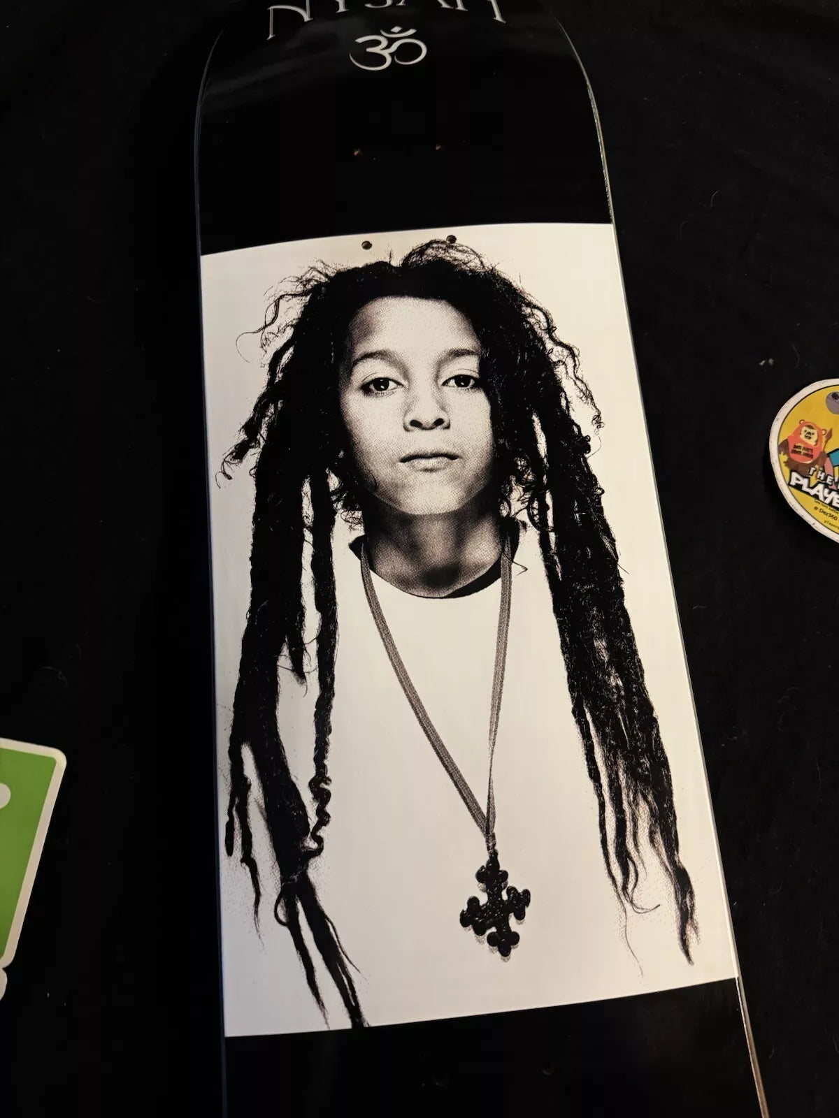 Nyjah Huston Signed 30 Young Jah Autographed Disorder Skateboard Deck