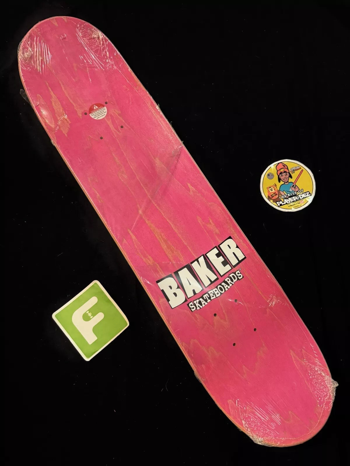 Andrew Reynolds Signed Red White A Logo Autographed Baker Skateboard Deck