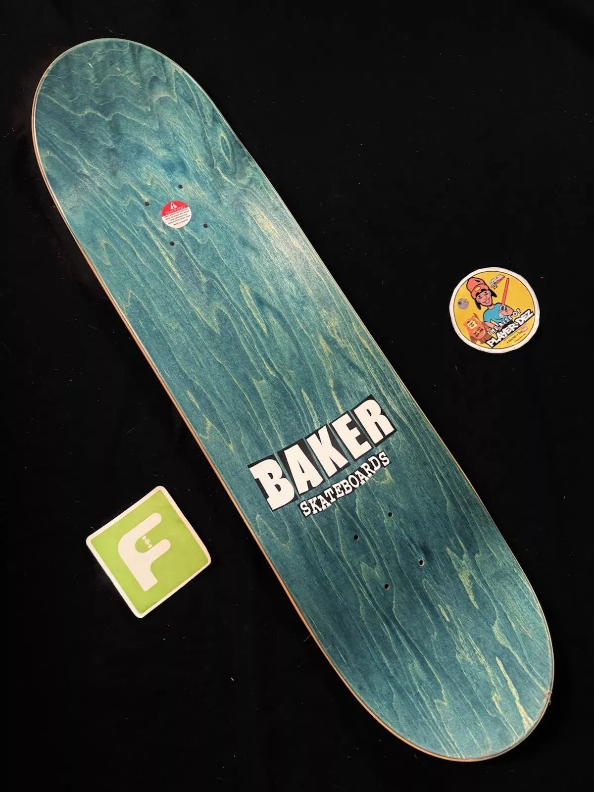 Andrew Reynolds Signed Blue Orange A Logo Autographed Baker Skateboard Deck