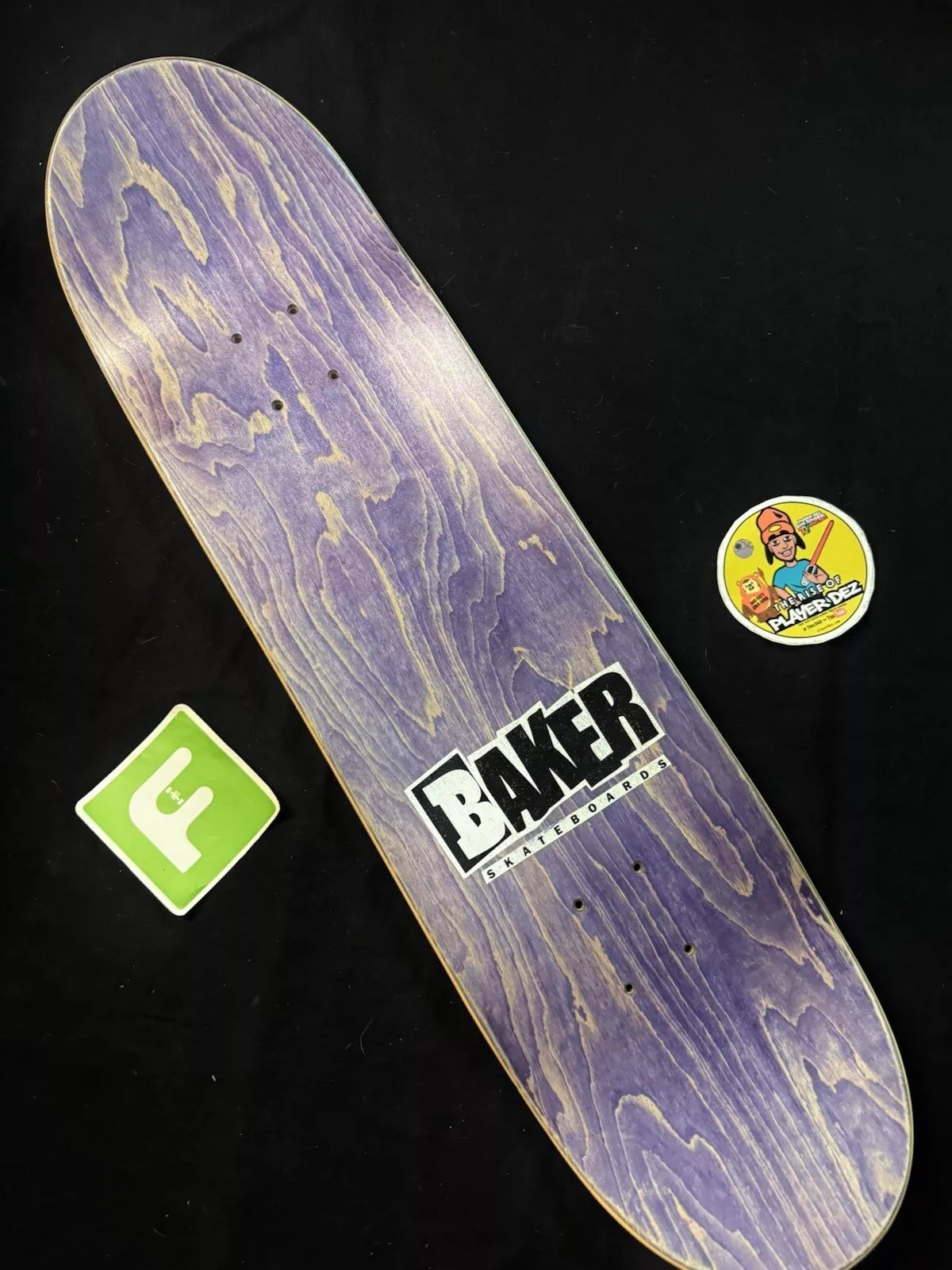 Andrew Reynolds Signed Nature Wolf Full Moon Autographed Baker Skateboard Deck