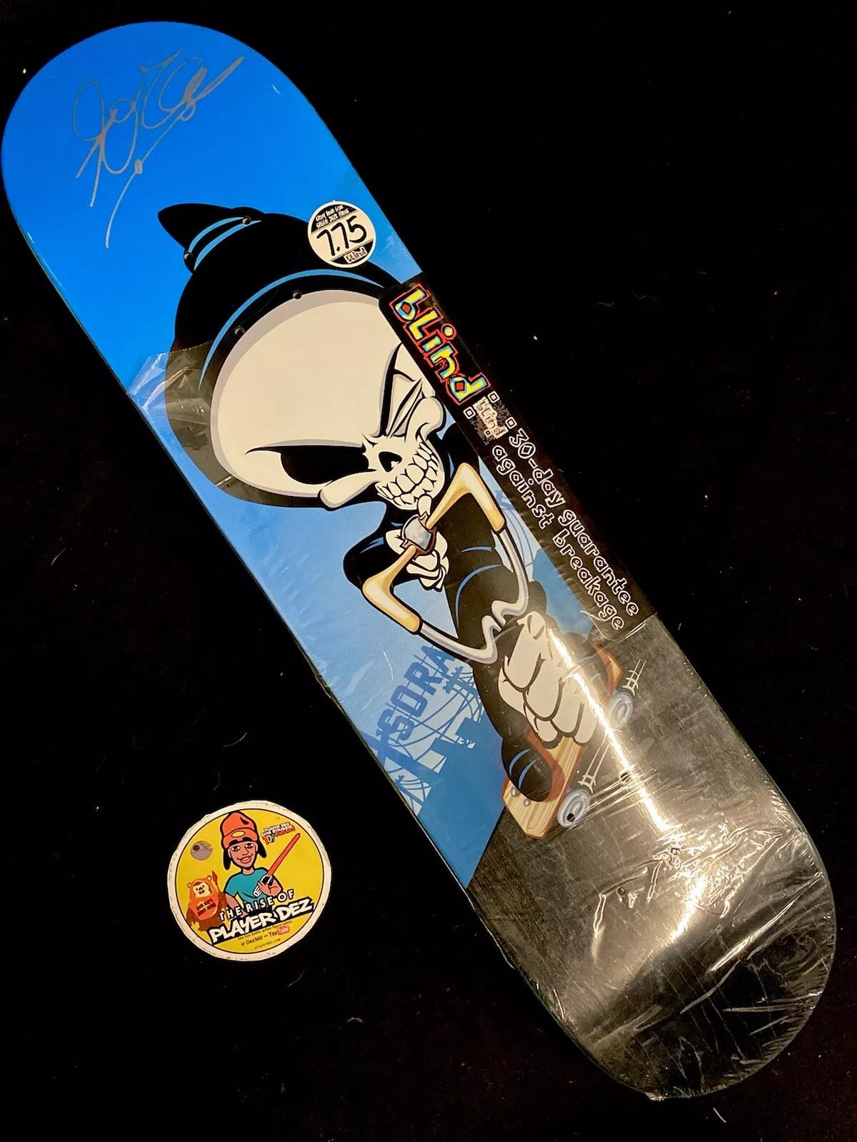 Sora Shirai Signed Slingshot Reaper Autographed Blind Skateboard Deck