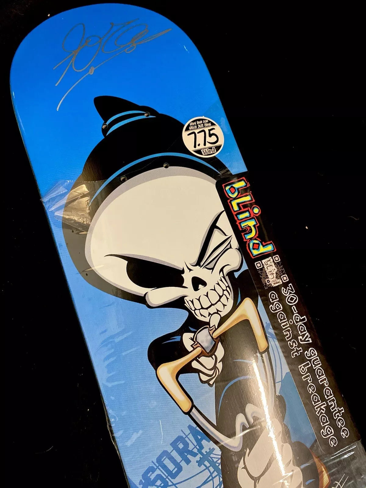Sora Shirai Signed Slingshot Reaper Autographed Blind Skateboard Deck