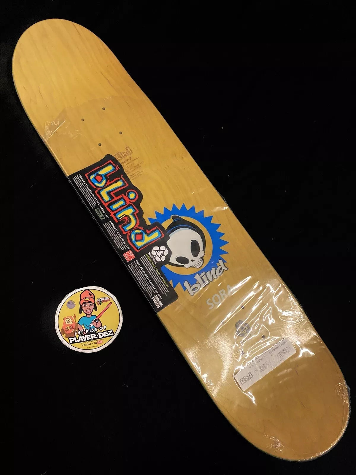 Sora Shirai Signed Slingshot Reaper Autographed Blind Skateboard Deck