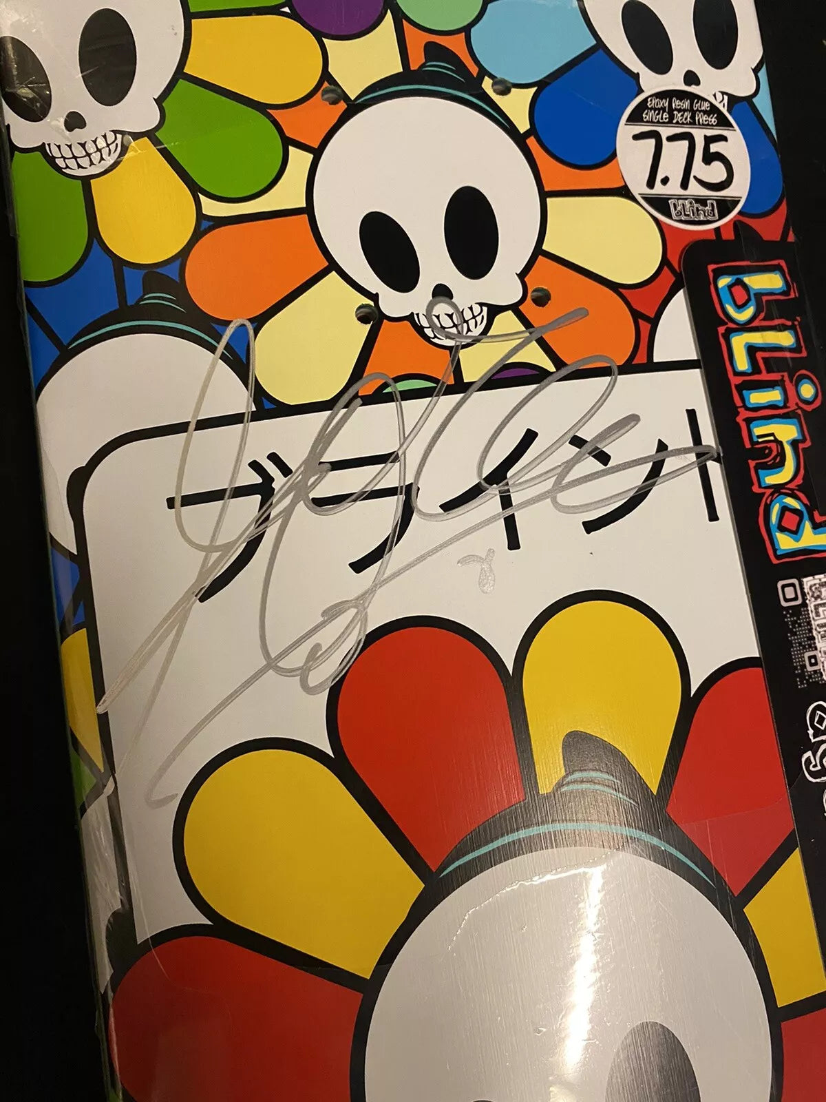 Sora Shirai Signed Bloom Reaper Flowers Autographed Skateboard Deck
