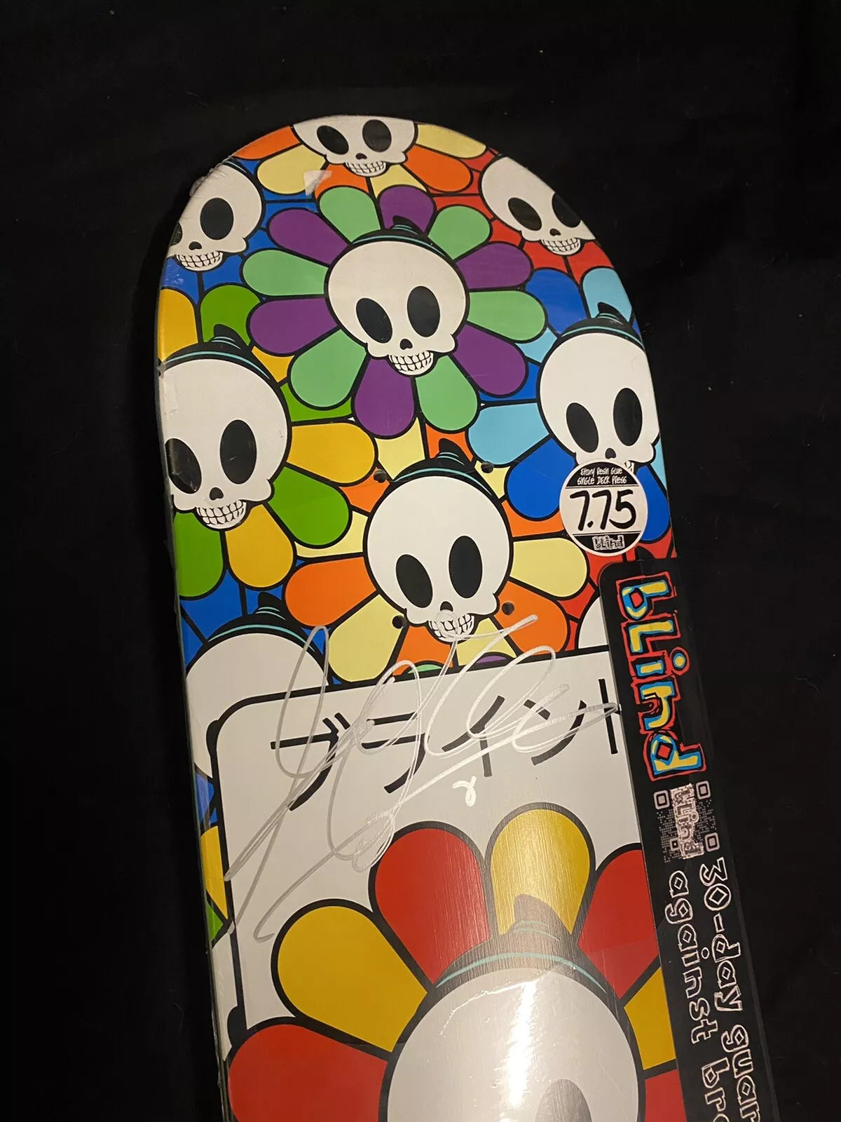 Sora Shirai Signed Bloom Reaper Flowers Autographed Skateboard Deck