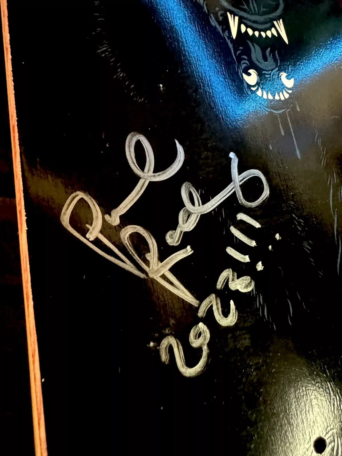 Paul Rodriguez Signed Wolf Prod Autographed Primitive Skateboard Deck