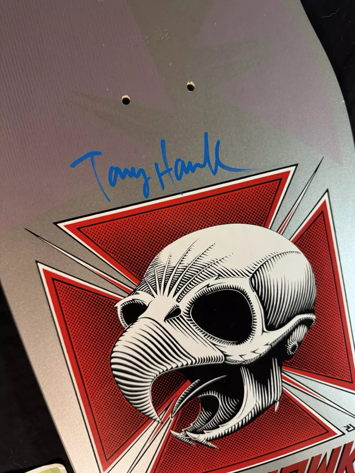 Tony Hawk Signed Bones Brigade Series 12 Autographed Powell Skateboard Deck