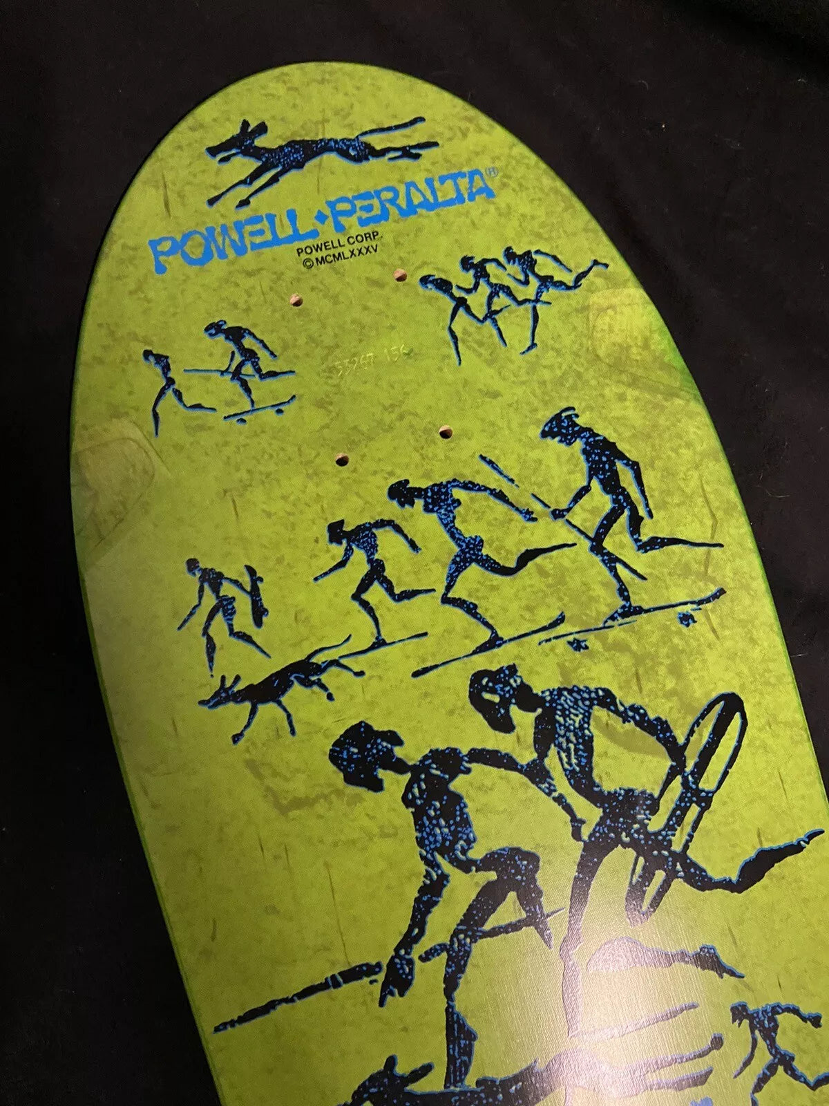 Lance Mountain Signed Bones Brigade Autographed Powell Peralta Skateboard Deck Green