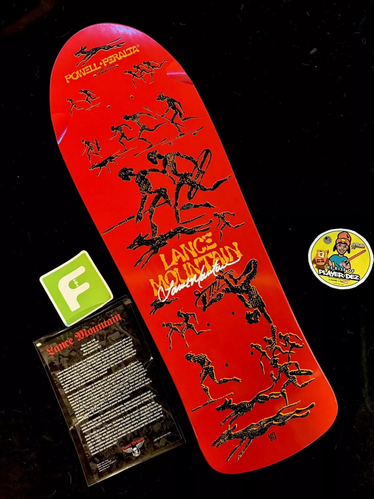 Lance Mountain Signed Red Bones Brigade 15 Autographed Powell Peralta Skateboard Deck