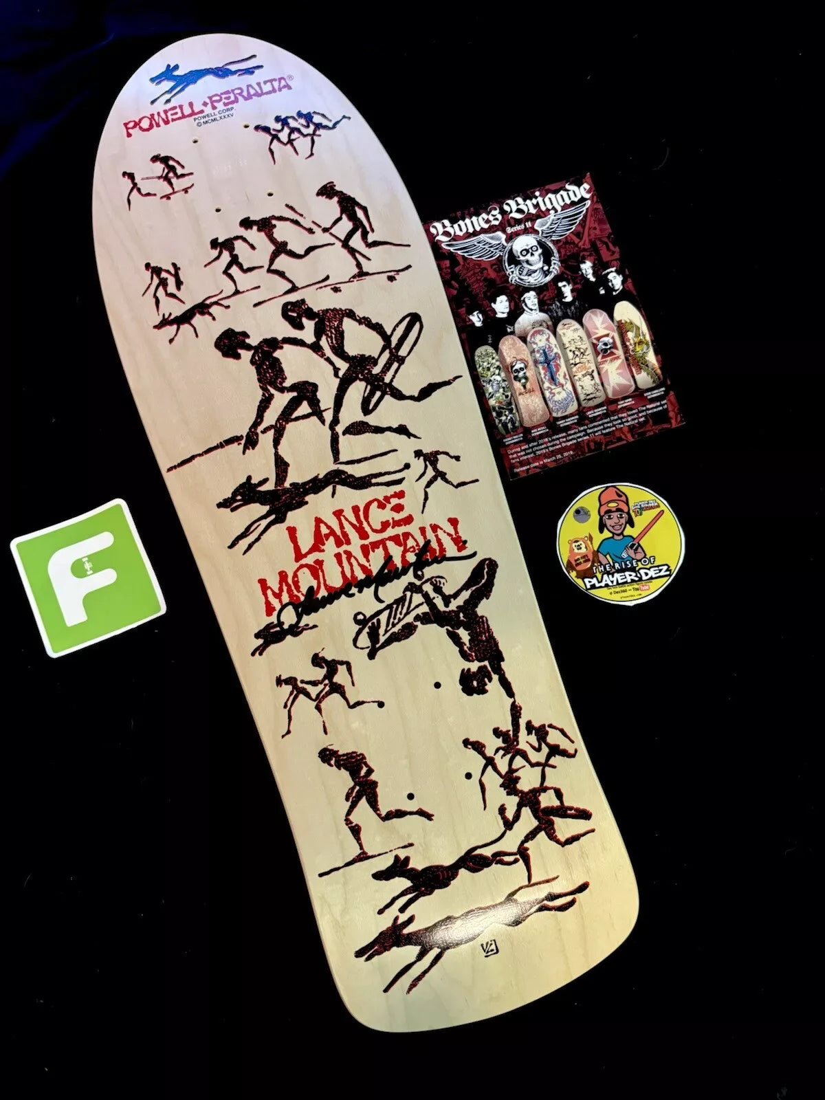 Lance Mountain Signed Bones Brigade 11 Autographed Powell Peralta Skateboard Deck
