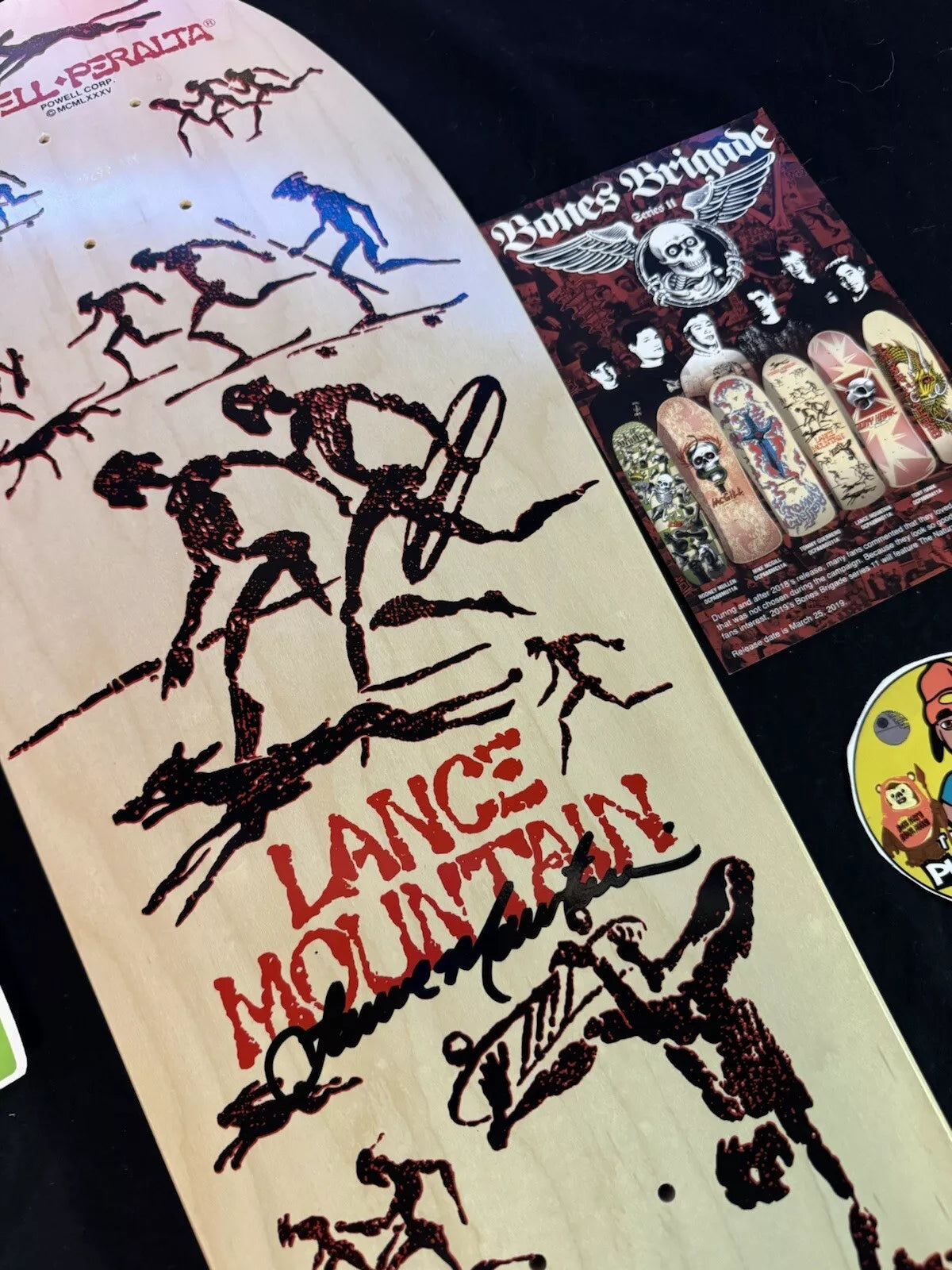 Lance Mountain Signed Bones Brigade 11 Autographed Powell Peralta Skateboard Deck