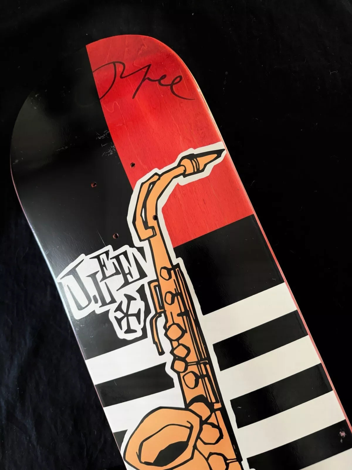Jason Lee Signed Jazz Swingers Blues Autographed Stereo Sound Skateboard Deck