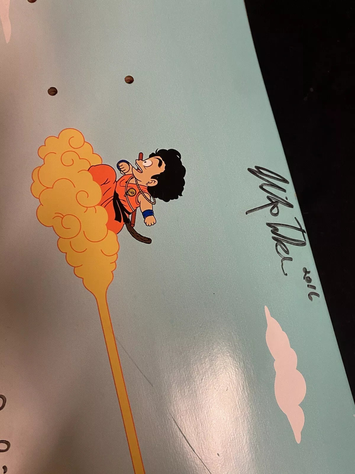 Paul Rodriguez Signed Nick Tucker Goku Nimbus Autographed Primitive Skateboard Deck